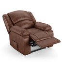 Ver imagem 1 de Poltrona do Papai Reclinável Pietra Power Touch Massagem Fh9 Pu Marrom Brilho - Mpozenato
