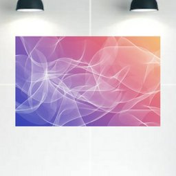 Quadro Decorativo Tela Canvas Abstratro Ref:qbab9 Lojall 90 X 60 Cm Borda Infinita - 1