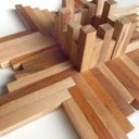 Ver imagem 4 de Luminária Lustre Pendente Rústico Retro Madeira 53cm