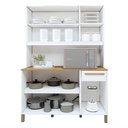 Ver imagem 4 de Armário para Cozinha 5 Portas 1 Gaveta Rubi Branco