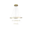 Ver imagem 2 de Pendente 40x60cm e Cabo 3mt Metal Dourado com Acrílico Cristal Led Integrado 3000k Bivolt Tupiara