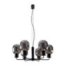 Pendente Zuriel Preto LT015-SKY + 6X LED E27 Starlux ST2560 - 1