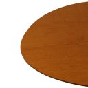 Ver imagem 3 de Mesa Monope Orgânico em Madeira Cor Mel 64x50cm com Palheta Decorativa