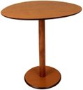 Ver imagem 1 de Mesa Monope Orgânico em Madeira Cor Mel 64x50cm com Palheta Decorativa