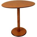 Ver imagem 1 de Mesa Monope Orgânico em Madeira Cor Mel 64x50cm com Palheta Decorativa