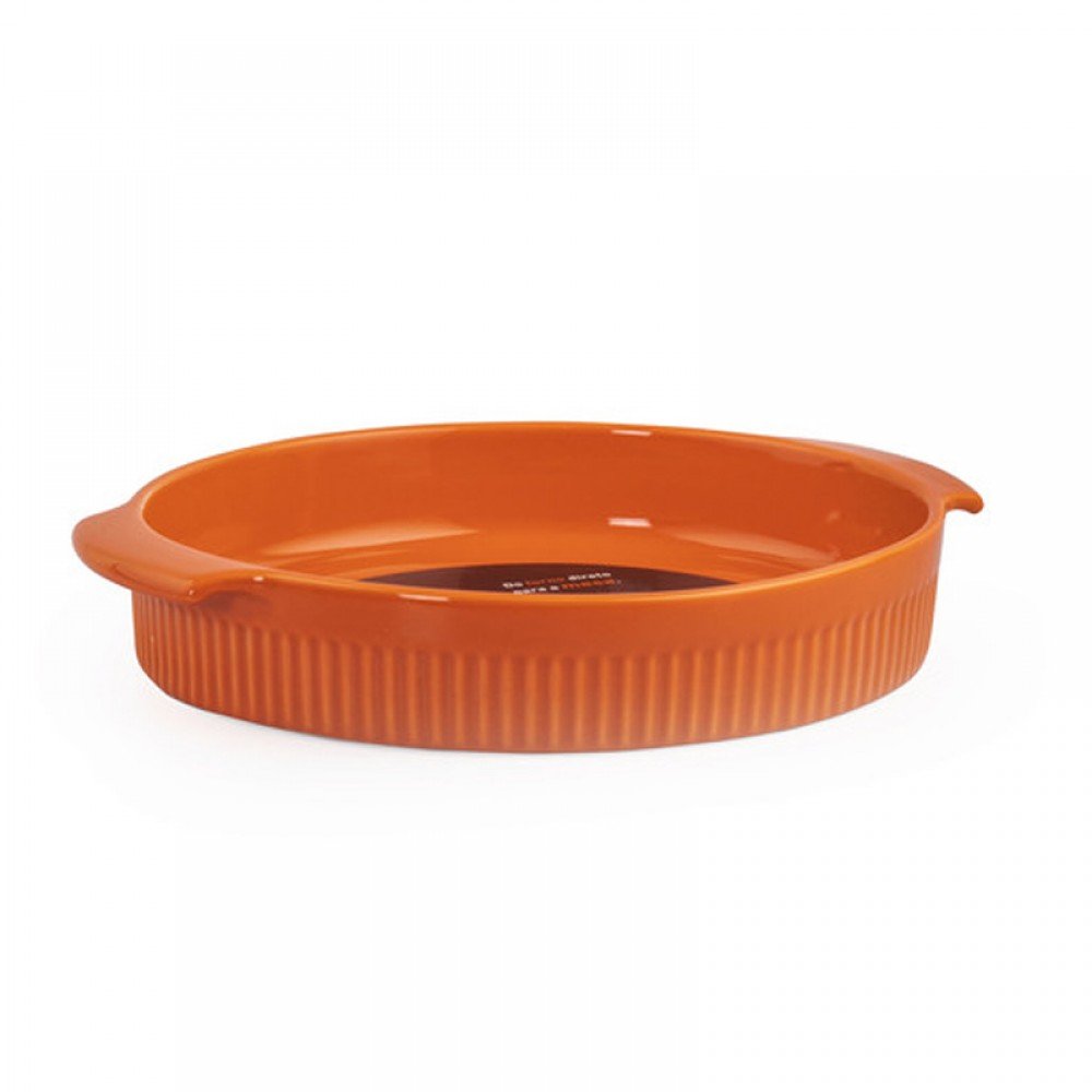 Forma Redonda 21cm Laranja Porcelana Germer Linha Comercial - 3