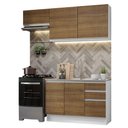 Ver imagem 3 de Armário de Cozinha Compacta 180cm Branco/Rustic Glamy Madesa 09