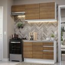 Ver imagem 1 de Armário de Cozinha Compacta 180cm Branco/Rustic Glamy Madesa 09