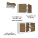 Ver imagem 5 de Armário de Cozinha Compacta 180cm Branco/Rustic Glamy Madesa 09