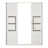 Porta Sacada Lambril 4 Folhas 210 X 200 de Alumínio - 4
