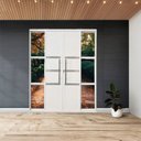 Ver imagem 2 de Porta Sacada Lambril 4 Folhas 210 X 200 de Alumínio