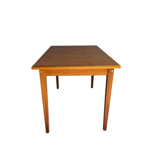 Mesa Quadrada de Madeira e Multilaminado Naval Mel