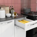 Ver imagem 7 de Cozinha Compacta Modulada em Aço 4 Peças 10 Portas 1 Gaveta Amanda Itatiaia Branco