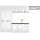 Ver imagem 2 de Cozinha Compacta em Aço 4 Peças 10 Portas 1 Gaveta Amanda Itatiaia