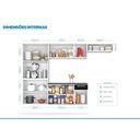 Ver imagem 6 de Cozinha Compacta Modulada em Aço 4 Peças 10 Portas 1 Gaveta Amanda Itatiaia Branco/Preto