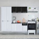 Ver imagem 1 de Cozinha Compacta em Aço 4 Peças 10 Portas 1 Gaveta Amanda Itatiaia