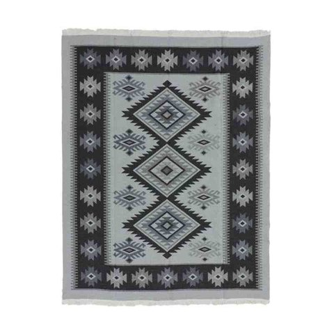 Tapete Kilim Antep 0,60 x 0,90 Des 002 Cinza Niazitex