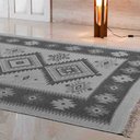 Ver imagem 5 de Tapete Kilim Antep 0,60 x 0,90 Des 002 Cinza Niazitex