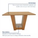 Ver imagem 6 de Mesa de Jantar 120x80cm Tampo MDF no Glass Apogeu