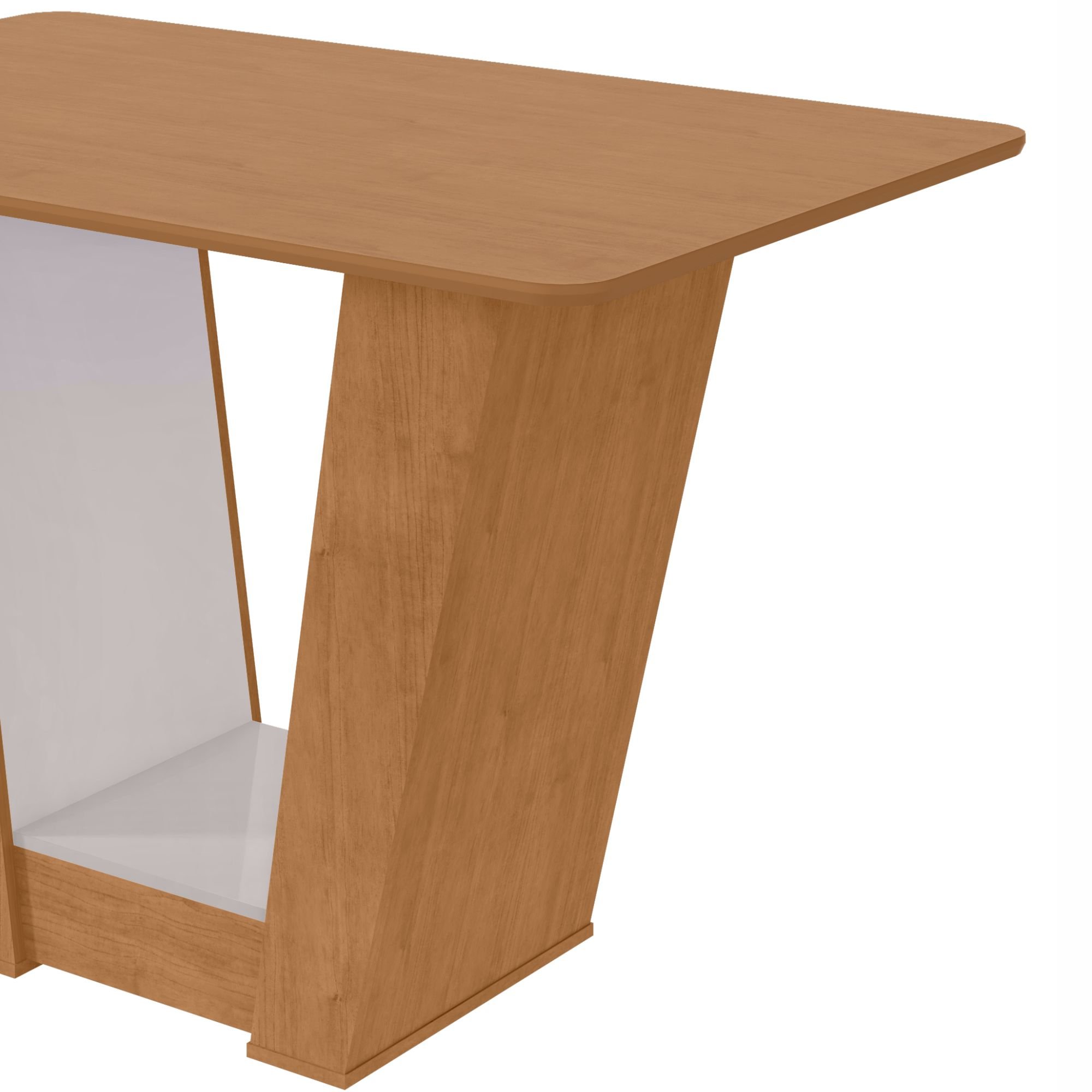 Mesa de Jantar 120x80cm Tampo Mdf no Glass Apogeu - 9