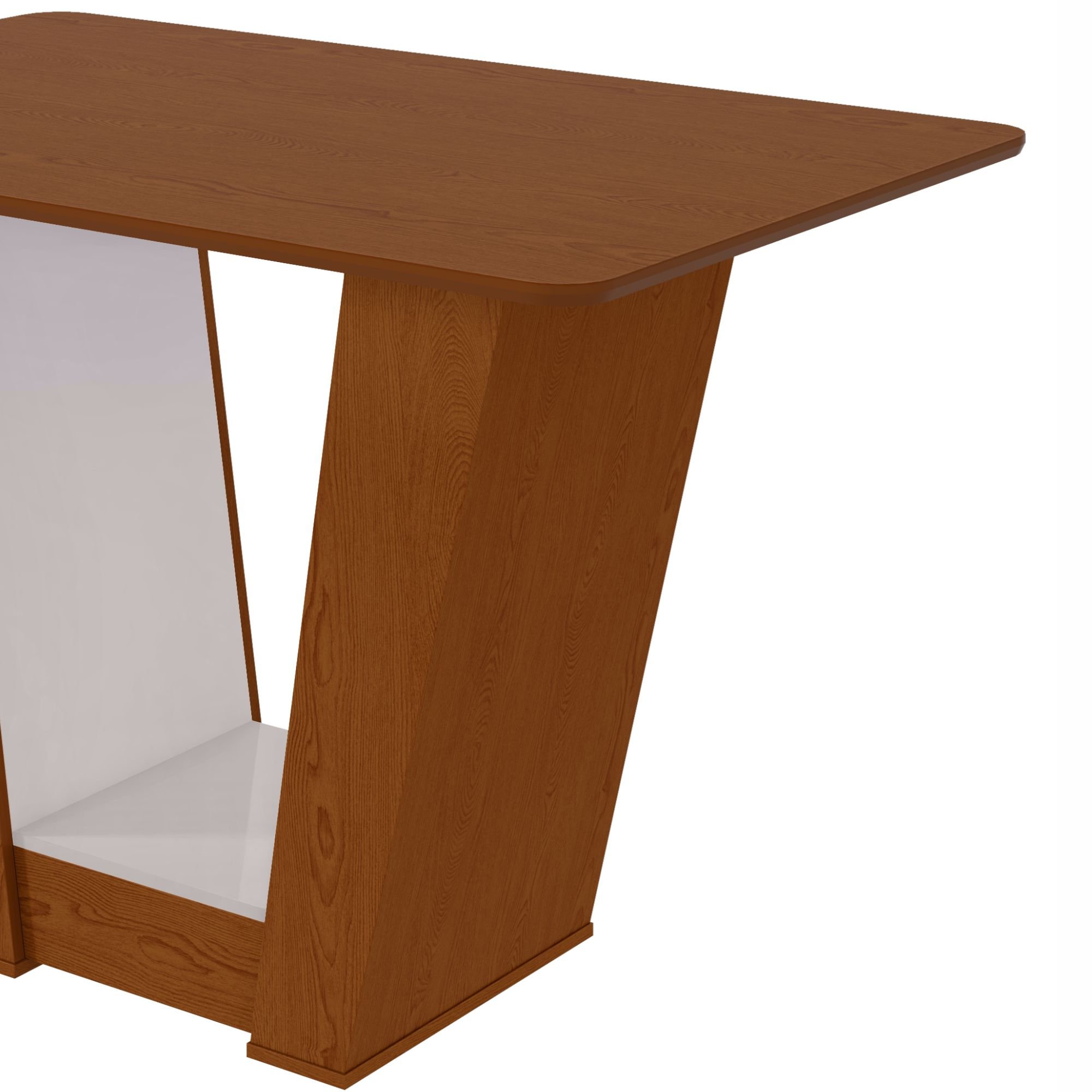 Mesa de Jantar 120x80cm Tampo Mdf no Glass Apogeu - 9