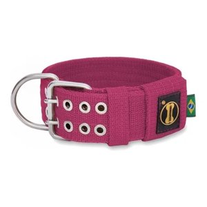 Coleira Cachorro Grande Forte Coleira Amorosso Cor Pink:GG