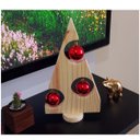 Ver imagem 1 de Arvore de Natal Pequena Mini Arvore de Mesa com Bolinhas: Vermelha