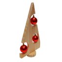 Ver imagem 3 de Arvore de Natal Pequena Mini Arvore de Mesa com Bolinhas: Vermelha