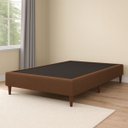 Ver imagem 2 de Cama Base Box Casal em Veludo Premium Design Moderno Luxo:marrom