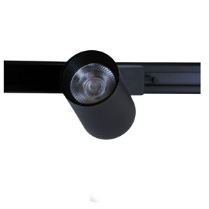 Spot Led Poptem Para Trilho Eletrificado Preto 7W 3000K Bivolt