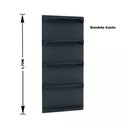 Ver imagem 4 de Gondola Parede 170 Fit Ate 5 Metros 1 Canto Preto 30b Sp Etiqueta