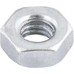 Porca sextavado M 6 ma zincado pacote com 100 - Vonder - 2