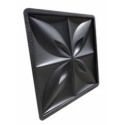 Forma 3D Gesso e Cimento ABS - Flor do Oriente 50x50 - 5