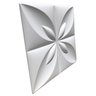 Forma 3D Gesso e Cimento ABS - Flor do Oriente 50x50 - 1