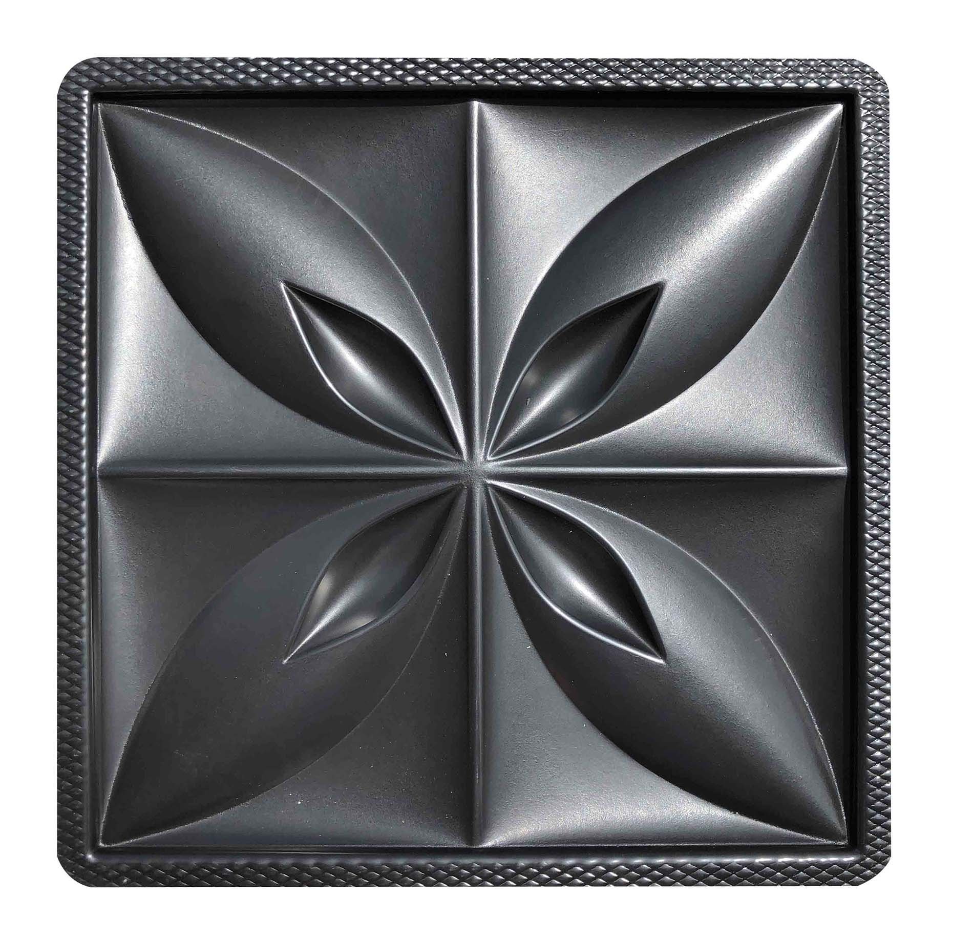Forma 3D Gesso e Cimento ABS - Flor do Oriente 50x50 - 3