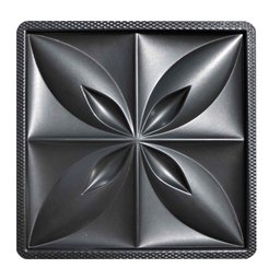 Forma 3D Gesso e Cimento ABS - Flor do Oriente 50x50 - 3