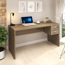 Ver imagem 1 de Mesa de Escritório Retangular com gavetas 1500 WebOffice Fresno