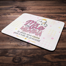 Mouse Pad Flork Mães - Mãe de Menina - 22x18 - 2