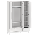 Ver imagem 3 de Quarto Bebê Berço Americano Cômoda e Guarda Roupa Infantil Branco Linha Cozy Quater