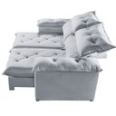 Ver imagem 6 de Sofá Retrátil e Reclinável Istambul Caixa Zero 2,40m Pillow de 15cm - Movenzo Estofados