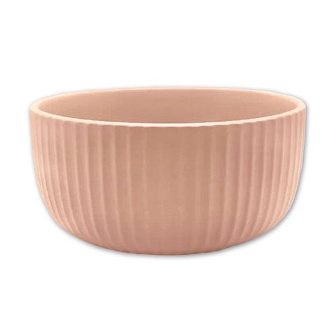 Bowl Tigela Cumbuca de Cerâmica Rosa 11cm Salada Fruta