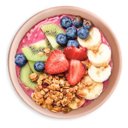 Ver imagem 2 de Bowl Tigela Cumbuca de Cerâmica Rosa 11cm Salada Fruta