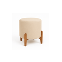 Ver imagem 3 de Kit Poltrona e Puff Luna Decorativa Curvo Orgânico Boucle Montanaris Decor