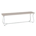 Ver imagem 2 de Banco Estilo Retrô 136cm x 42cm Vareta Branco