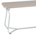 Ver mais imagens de Banco Estilo Retrô 136cm x 42cm Vareta Branco