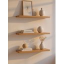 Ver imagem 1 de Kit de 3 Prateleiras 60cm Mdf Freijó - On Móveis