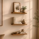 Ver imagem 1 de Kit de 3 Prateleiras 60cm MDF Freijó - On Móveis