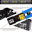 Ver imagem 2 de Alicate Crimpar Rj45 Rj11 Rj12 Cabo de Rede Conector Vazado