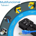 Ver imagem 4 de Alicate Crimpar Rj45 Rj11 Rj12 Cabo de Rede Conector Vazado