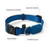 Coleira Ajustável e Guia para Cães Azul Marinho - M - 5